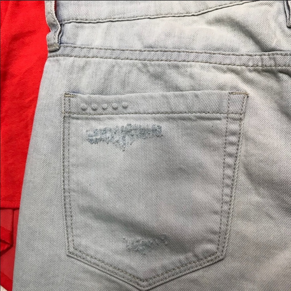 Blank NYC Distressed Cactus Denim Shorts Ripped - Picture 4 of 8